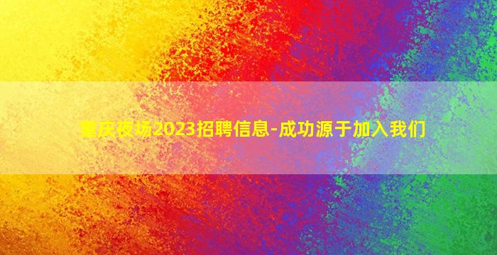 重庆夜场2023招聘信息-成功源于加入我们